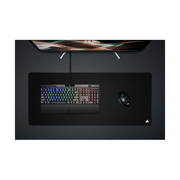 Corsair MM350 Pro Premium Extended Alfombrilla de Ratón para Juegos, 930 x 400 x 4 mm, Negro
