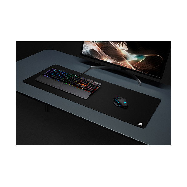 Corsair MM350 Pro Premium Extended Alfombrilla de Ratón para Juegos, 930 x 400 x 4 mm, Negro