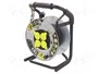 KEL Prolongador de alimentación H05RR-F 3G1,5mm2 20m Negro