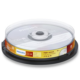 Philips CD-R 700MB 80Min 52x SP 10 unidades