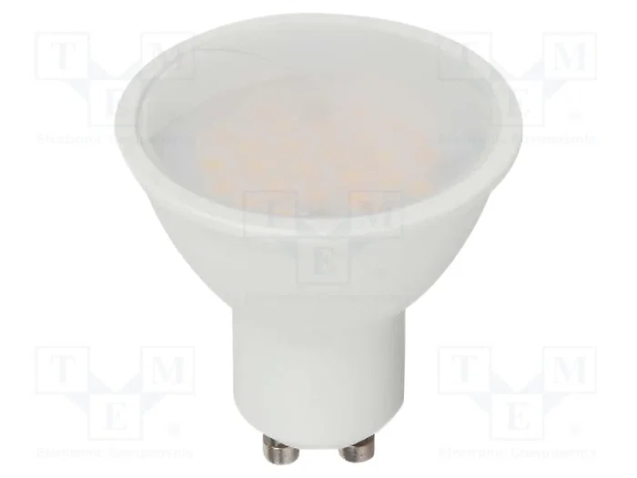 V-TAC Lámpara LED GU10 Blanco Cálido 4,5W 400lm V-TAC Lámpara LED GU10 Blanco Cálido 4,5W 400lm