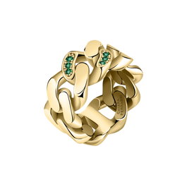 Chiara Ferragni Bossy Chain Ring Dorado Tamaño 16