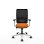 PIQUERAS Y CRESPO Silla de oficina Zulema Naranja y Negro