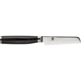 Kai KAI SHUN PR. Tim Mälzer MINAMO Cuchillo para Verduras 9 cm de Acero Damascus, Plata / Negro warrenty-free