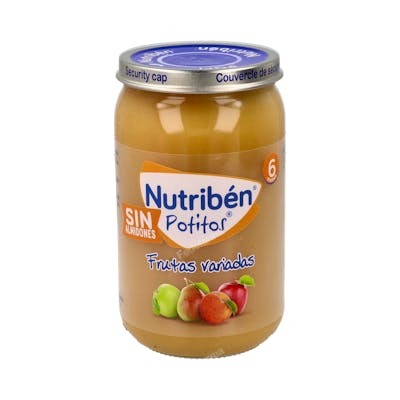 Nutriben Potito Frutas Variadas 235Gr.+6M Nutriben Potito Frutas Variadas 235Gr.+6M