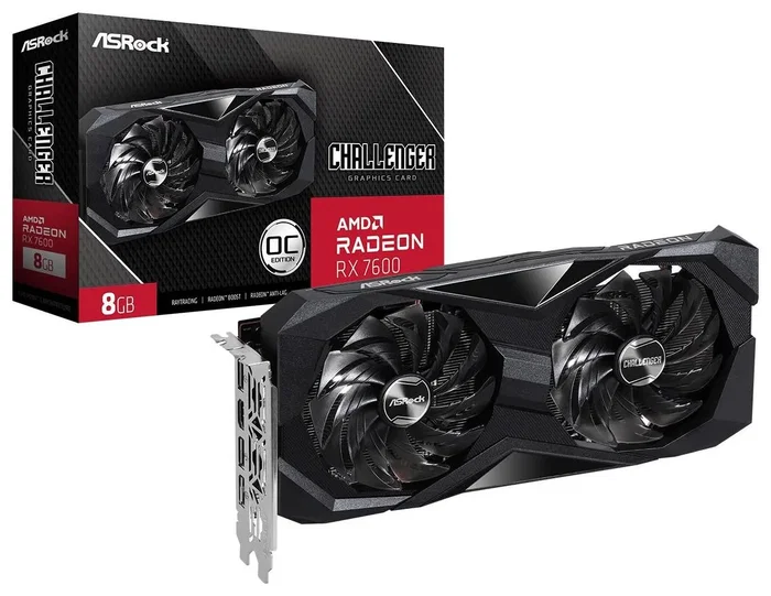 ASRock Radeon RX 7600 Challenger OC 8GB GDDR6