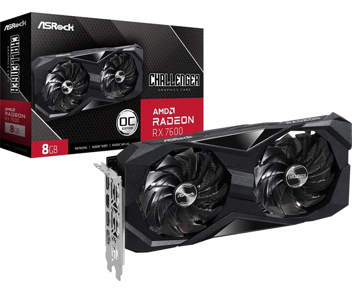 ASRock Challenger AMD Radeon RX 7600 8 GB GDDR6