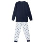 Cerdá Pijama Largo Single Jersey Stitch Azul L