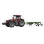Tachan Tractor Rojo Juguete 1:32 con Apero, Fricción, Luces y Sonido T01055