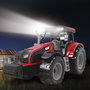 Tachan Tractor Rojo Juguete 1:32 con Apero, Fricción, Luces y Sonido T01055