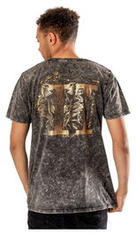 Harry Potter Camiseta Hufflepuff Acid Wash Talla XXL