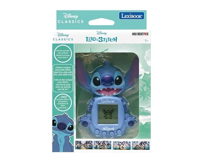 Lexibook Consola Disney Stitch My Best-E con pantalla LCD Lexibook Consola Disney Stitch My Best-E con pantalla LCD