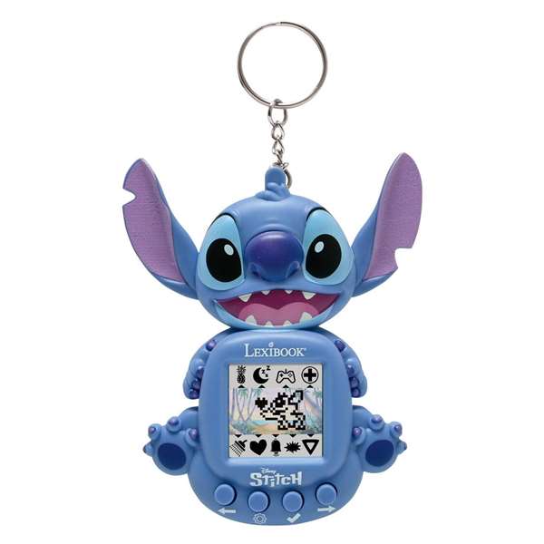 Lexibook Consola Disney Stitch My Best-E® Pantalla LCD con 3 Juegos del Universo Stitch - Edad Recomendada 5 Años, Idiomas Multilingüe, Incluye Pilas