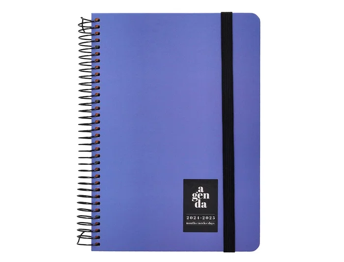 Agenda Escolar Liderpapel Año 24 - 25 Curso Classic Azul Día Página A5