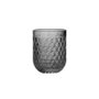 DKD Home Decor Set de 6 Vasos de Cristal Gris Vintage Garbo 240ml
