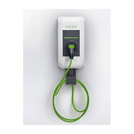 KEBA Wallbox KeContact P30 11kW Tipo 2 para Flotas de Empresa - Carga para Coches Eléctricos con Cable de 6m