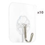 Je cherche une Idee JGO.10 Ganchos Adhesivos Transparentes