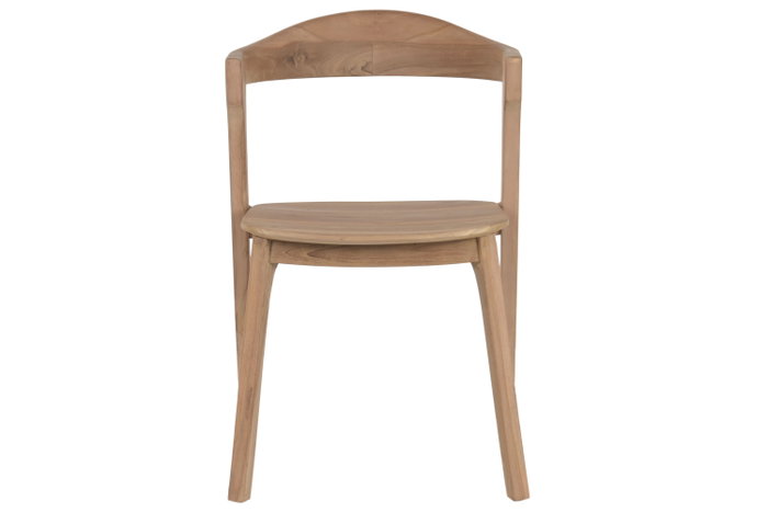 DKD Home Decor Silla de Teca Marrón