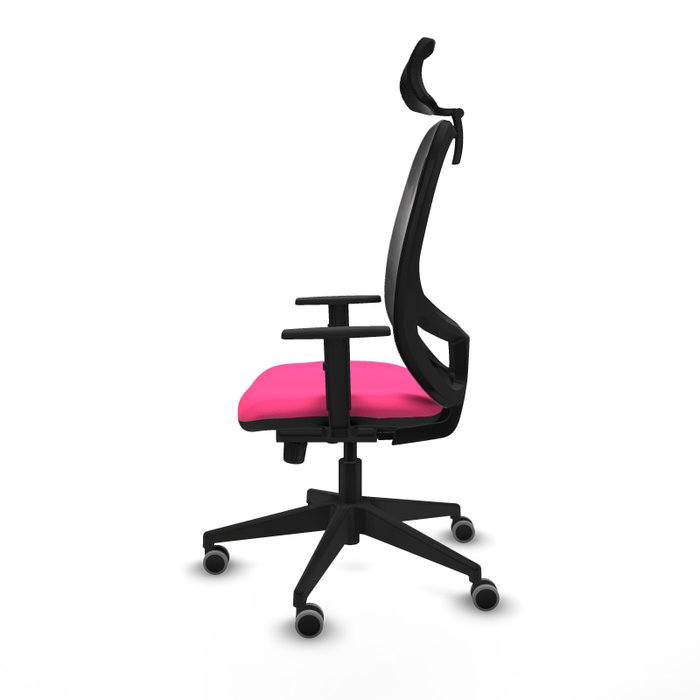 PIQUERAS Y CRESPO Silla de oficina Cilanco Rosa y Negro PIQUERAS Y CRESPO Silla de oficina Cilanco Rosa y Negro