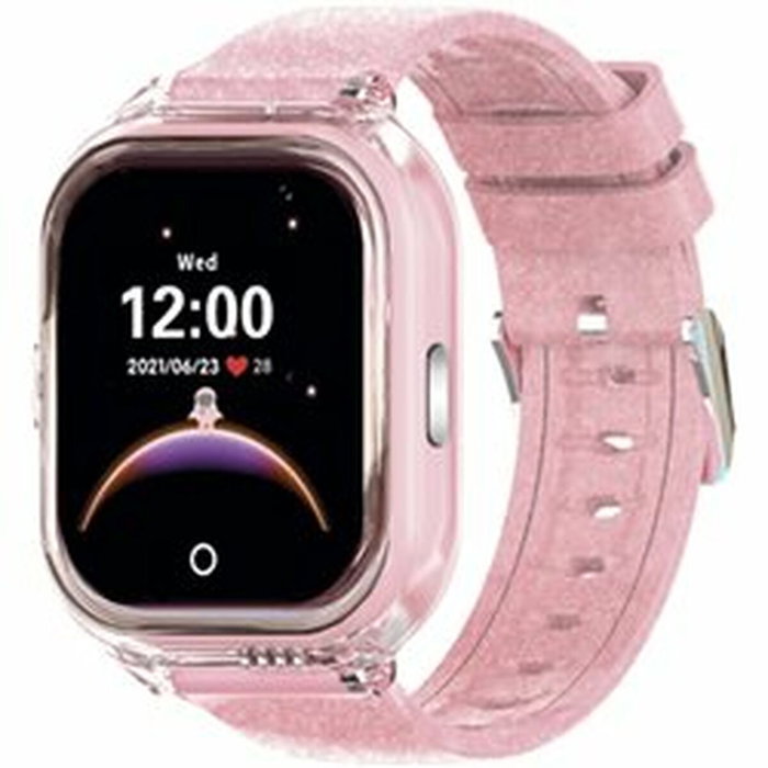 Savefamily Smartwatch para niños Rosa con pantalla IPS de 1.4 pulgadas y 4G
