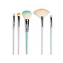 Magic Studio Sweet Pastel Set - Estuche de pinceles de maquillaje profesional - 5 pinceles: Rubor, Abanico, Plano, Precisión, Angulado