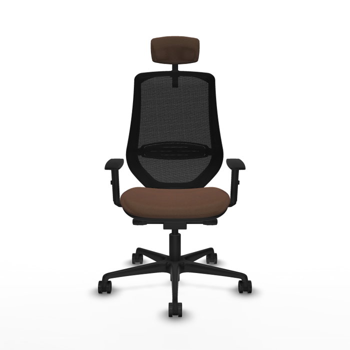 PIQUERAS Y CRESPO Silla de oficina Mardos con mecanismo Sincro/Traslack Marrón oscuro y Negro PIQUERAS Y CRESPO Silla de oficina Mardos con mecanismo Sincro/Traslack Marrón oscuro y Negro