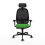 PIQUERAS Y CRESPO Silla de oficina Cilanco con mecanismo Sincro, Verde y Negro