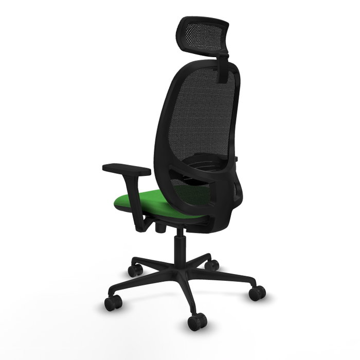PIQUERAS Y CRESPO Silla de oficina Cilanco con mecanismo Sincro, Verde y Negro PIQUERAS Y CRESPO Silla de oficina Cilanco con mecanismo Sincro, Verde y Negro