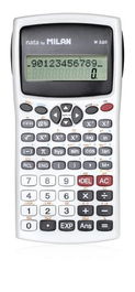 Calculadora Cientifica Milan 10+2 Digitos Blanco (2 Líneas)