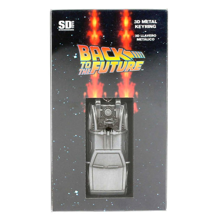 SD Toys Llavero Metálico DeLorean Regreso al Futuro 7 cm