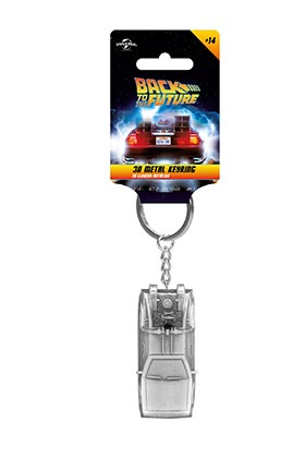 SD Toys Llavero Metálico DeLorean Regreso al Futuro 7 cm
