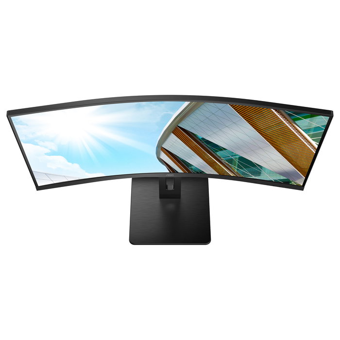 AOC CU34P2A Monitor Profesional Curvo 34 Pulgadas UltraWide QHD 3440x1440 21:9 100Hz 1ms 120% sRGB AMD FreeSync 2xHDMI DisplayPort USB 3.2 Hub Altavoces Negro