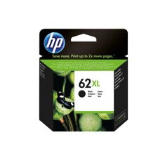 HP Cartucho Tinta 62XL C2P05Ae Negro Alto Rendimiento Original para Envy 5540, 5542, 5544, 5640, 5642, 5644, 5646, 5660, 7640, Officejet 5740, 5742, 8040