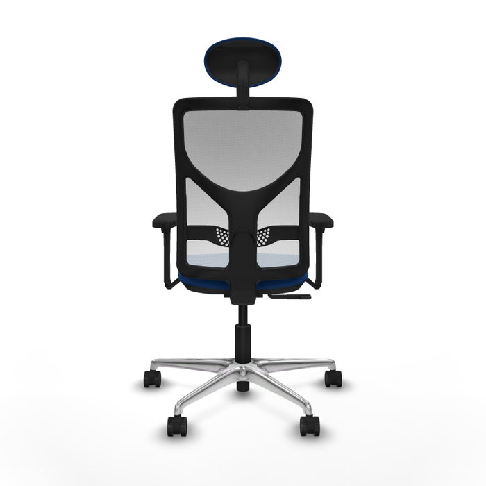 PIQUERAS Y CRESPO Silla de oficina Motilla con mecanismo Sincro, Azul y Blanco PIQUERAS Y CRESPO Silla de oficina Motilla con mecanismo Sincro, Azul y Blanco