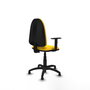 PIQUERAS Y CRESPO Silla de oficina Aýna Amarillo con Brazos 1D