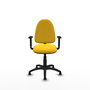 PIQUERAS Y CRESPO Silla de oficina Aýna Amarillo con Brazos 1D