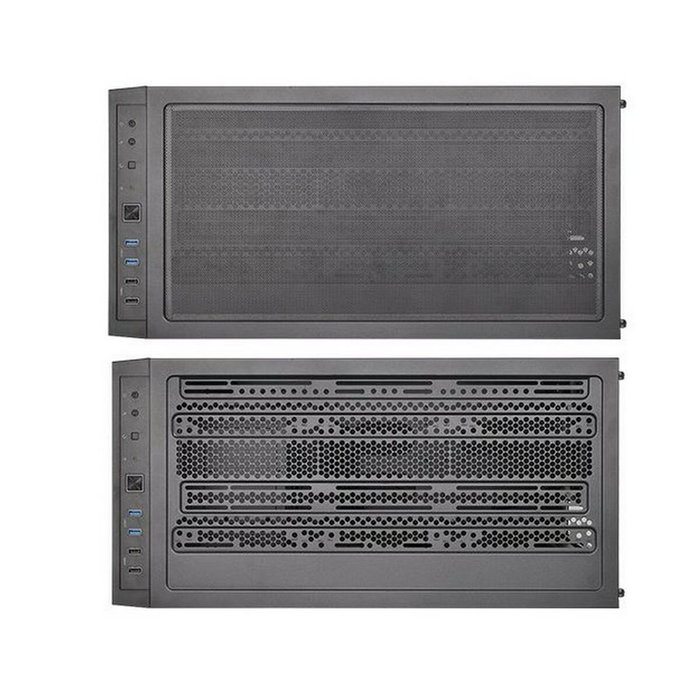 Caja Semitorre ATX THERMALTAKE CA-1F8-00M1WN-02 Azul Negro