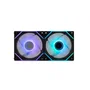Nox Pack 3 Ventiladores Hummer Pro Link ARGB 12cm, Conexión Magnética, PWM, Silencioso 33.5dB, Espejo Infinito, Negro, Refrigeración PC