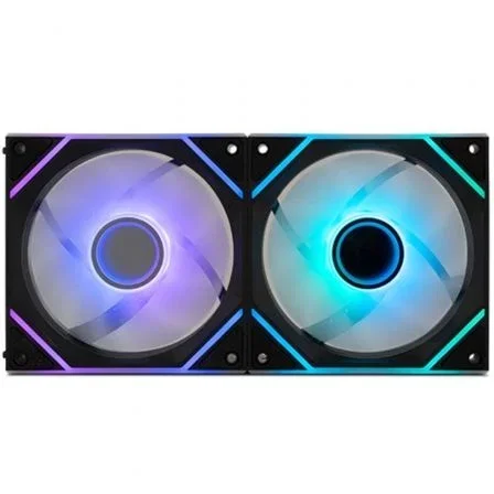 Nox NXHUMMERPROLINKBK Pack 3 Ventiladores 12cm ARGB Magnéticos PWM Control de Iluminación y Velocidad