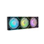 Nox Hummer PRO LINK Kit de 3 Ventiladores ARGB 120 mm Negro