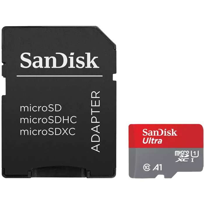 Sandisk ultra tarjeta de memoria flash (adaptador microsdxc a sd incluido) 64gb