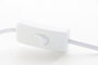 DKD Home Decor Lámpara de Sobremesa de Gres con Flores, E14, Blanco o Beige de Surtido