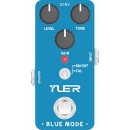 YUER Blue Mode Overdrive para Guitarra y Bajo, Sonido Blues