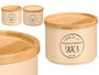 Kinvara Tarro Apilable Tapa Bambú Beige (Pack de 12)