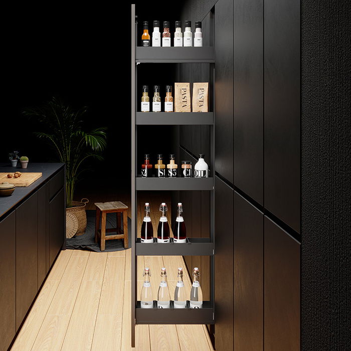 Menage Confort Botellero Extraible Columna Nova Flat Modulo 150 Antracita