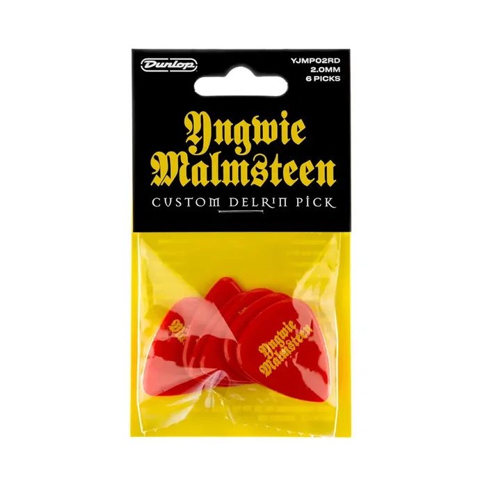 Dunlop Pack 6 Púas Signature Yngwie Malmsteen Delrin - 2 Mm Dunlop Pack 6 Púas Signature Yngwie Malmsteen Delrin - 2 Mm