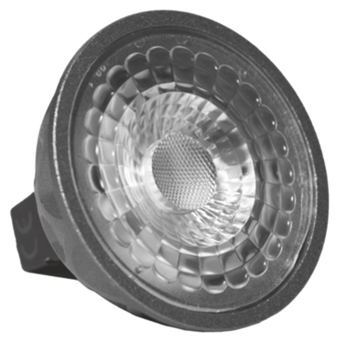 Silver Bombilla LED Dicroica GU5.3 5W (Equivalente 60W) 470LM Luz Blanca 5000K 12V 38º Ángulo Clase A+