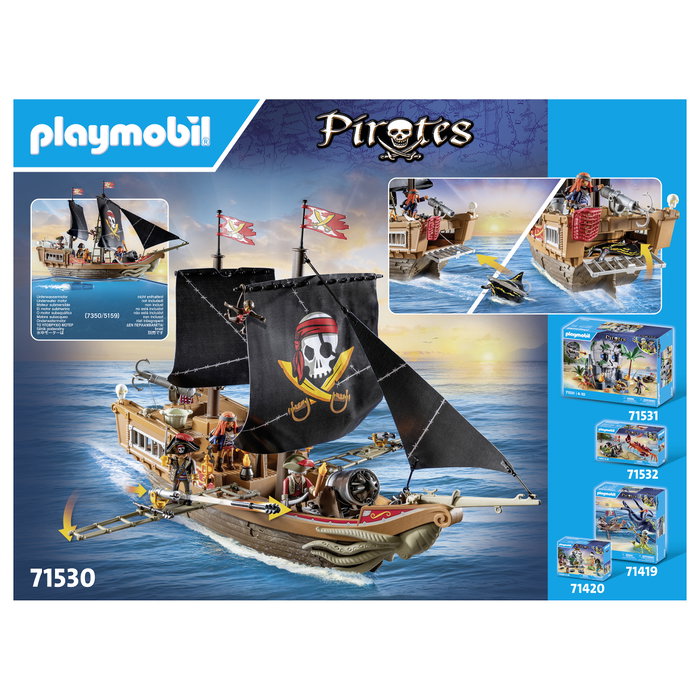 Playmobil 71530 Gran Barco Pirata Pirates Multicolor