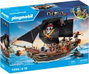 Playmobil Gran Barco Pirata Flotante para Niños con Accesorios y Figuras