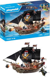 Playmobil Gran Barco Pirata Flotante para Niños con Accesorios y Figuras